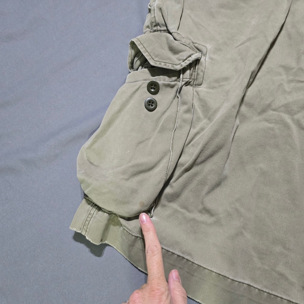 Polo Ralph Lauren Cargo Shorts Mens 32 Khaki Distressed Utility Cotton - Picture 10 of 10